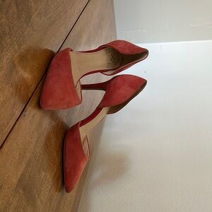 Vince Camuto Coral Suede Heels